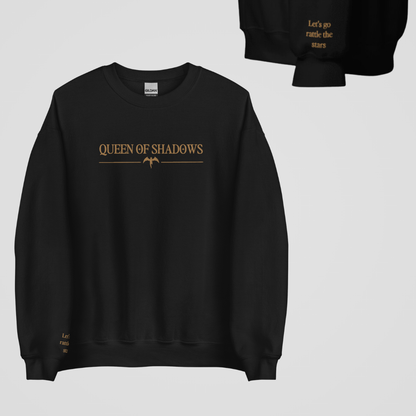 SARAH J MAAS BOOKS EMBROIDERED CREWNECKS