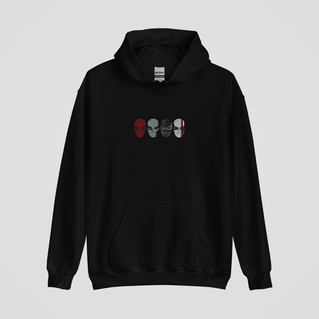 HORSEMEN MASKS EMBROIDERED HOODIE