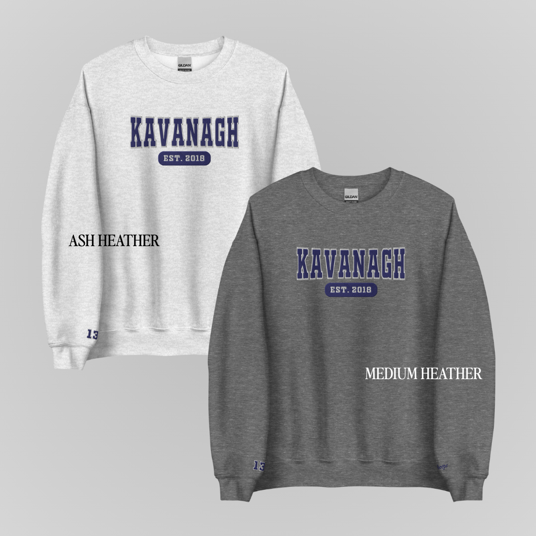 TOMMEN COLLEGIATE EMBROIDERED CREWNECKS *JOHNNY x SHANNON EDITION