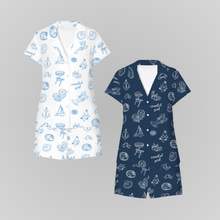 Load image into Gallery viewer, COASTAL GIRL PAJAMA SHORTS SETS
