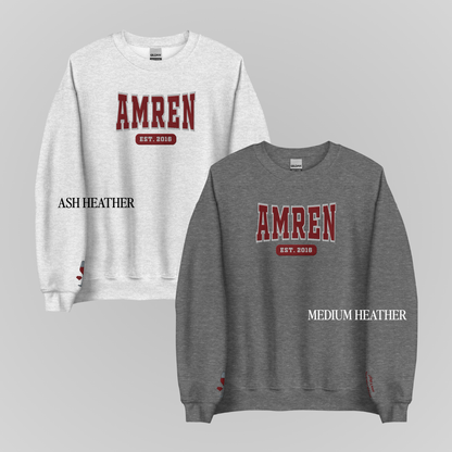 ACOTAR COLLEGIATE EMBROIDERED CREWNECKS *AMREN EDITION
