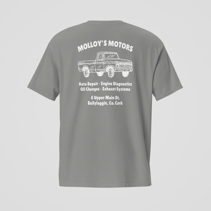 MOLLOY'S MOTORS FRONT POCKET TEE