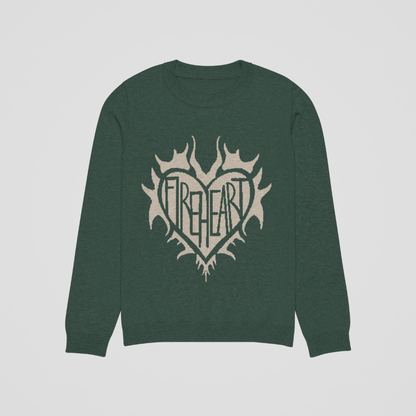 FIREHEART KNIT SWEATER