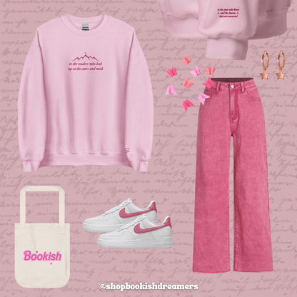 TO THE READERS EMBROIDERED CREWNECK