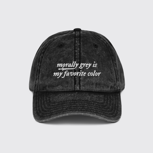 MORALLY GREY HAT
