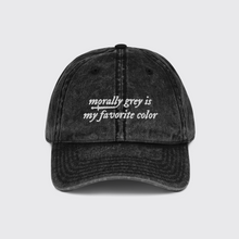 Load image into Gallery viewer, MORALLY GREY HAT
