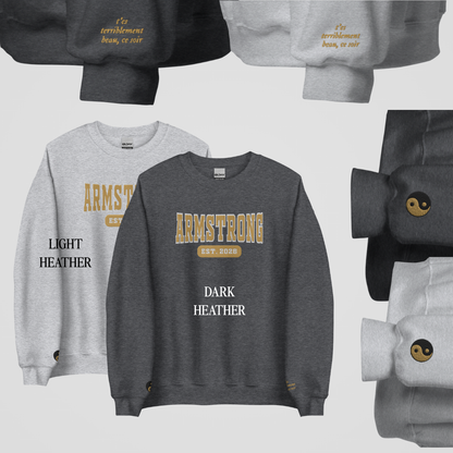 VIPERS COLLEGIATE EMBROIDERED CREWNECKS *MARCUS x PRESTON EDITION