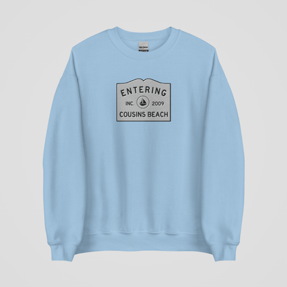COUSINS EMBROIDERED CREWNECK