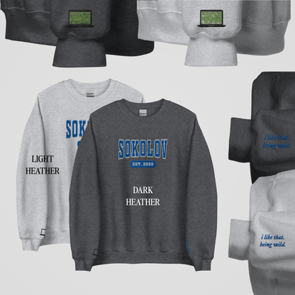 EMPIRE COLLEGIATE EMBROIDERED CREWNECKS *KNOX x ANASTASIA EDITION