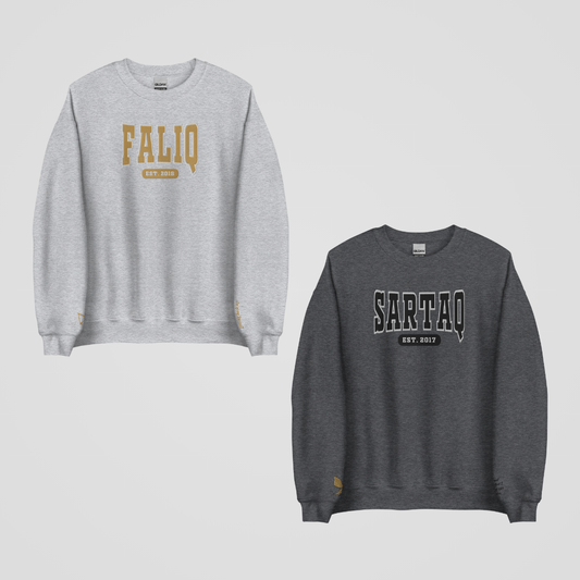 THRONE OF GLASS COLLEGIATE EMBROIDERED CREWNECKS *SARTAQ x NESRYN EDITION