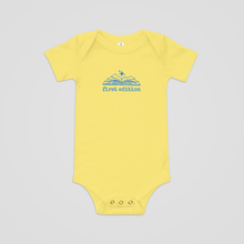 Load image into Gallery viewer, FIRST EDITION EMBROIDERED BABY ONESIE
