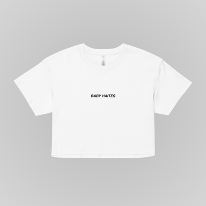 BABY HAITES EMBROIDERED CROP TEE
