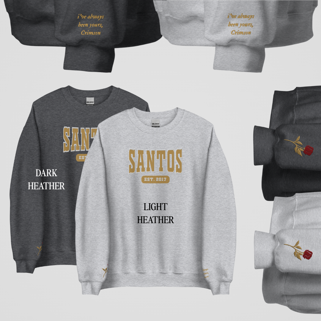 CARAVAL COLLEGIATE EMBROIDERED CREWNECKS *SCARLETT x JULIAN EDITION