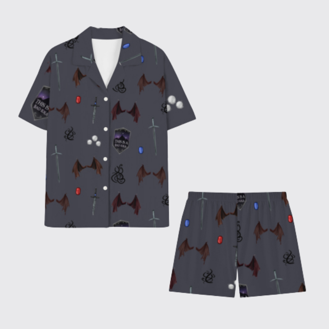 BAT BOYS PAJAMA SHORTS SET