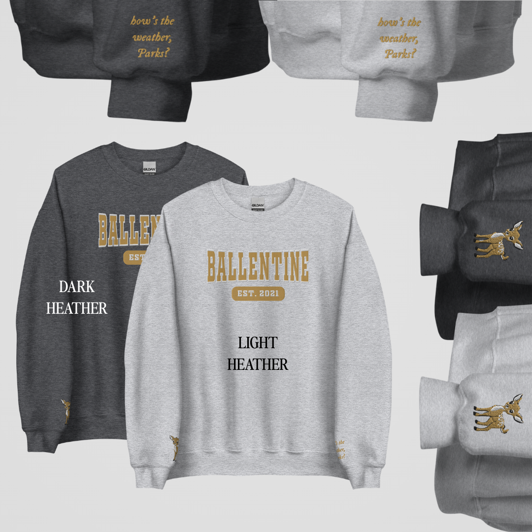 MPU COLLEGIATE EMBROIDERED CREWNECKS *MAGNOLIA x BJ EDITION