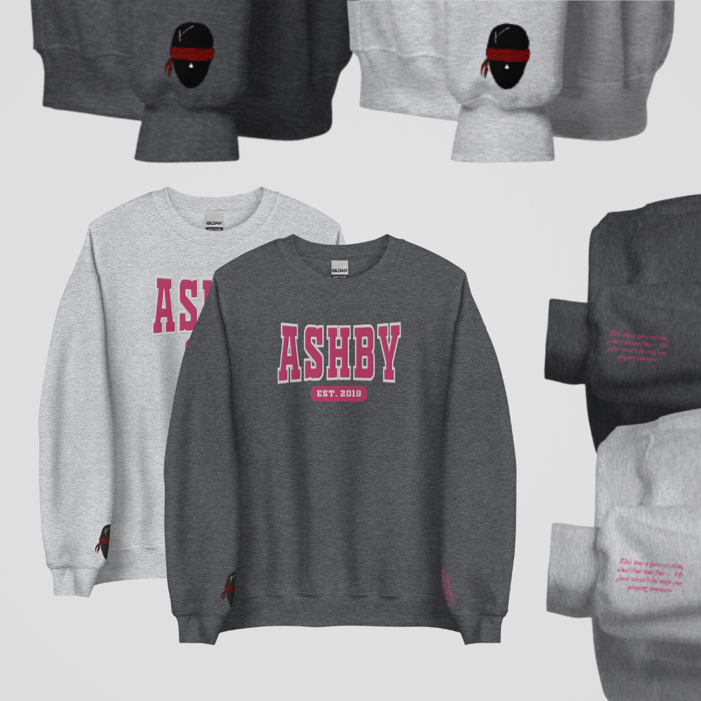 COLLEGIATE EMBROIDERED CREWNECK *DEVIL'S NIGHT FEMALES EDITION