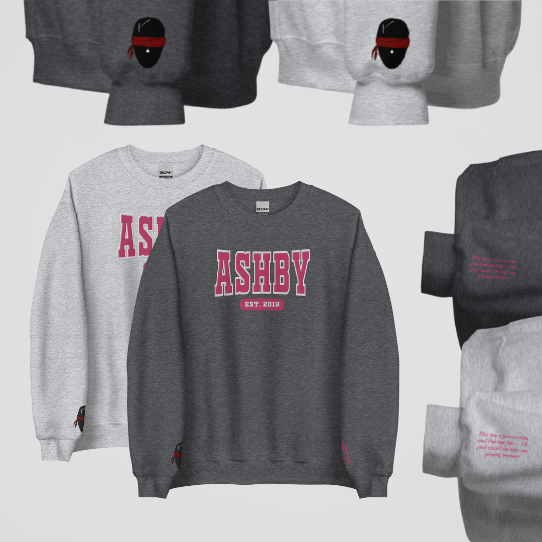 COLLEGIATE EMBROIDERED CREWNECK *DEVIL'S NIGHT FEMALES EDITION