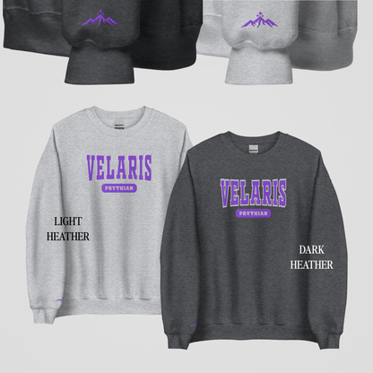 SARAH J. MAAS COLLEGIATE EMBROIDERED CREWNECKS *TERRASEN x VELARIS x LUNATHION EDITION