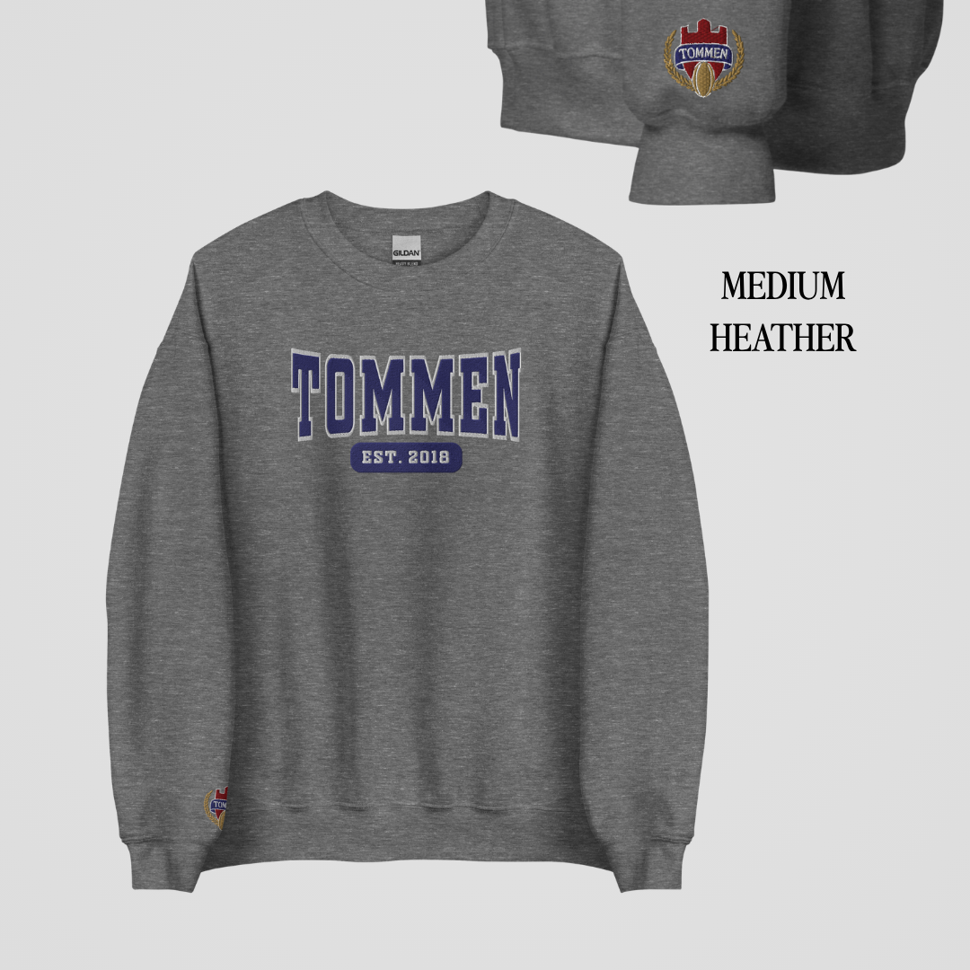 TOMMEN LOCATIONS COLLEGIATE EMBROIDERED CREWNECKS *TOMMEN x BALLYLAGGIN EDITION