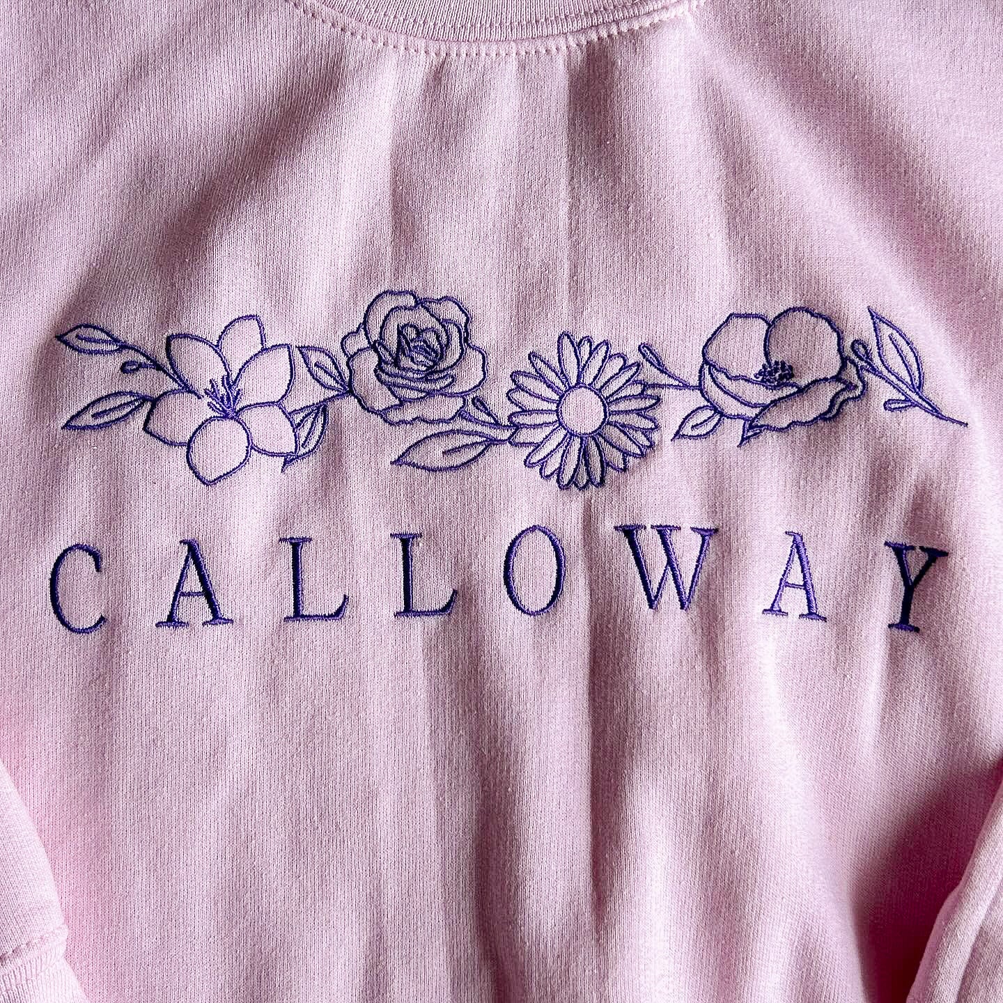 CALLOWAY EMBROIDERED CREWNECK