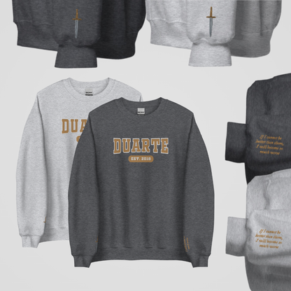 COLLEGIATE EMBROIDERED CREWNECK *CRUEL PRINCE EDITION