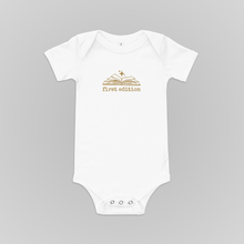 Load image into Gallery viewer, FIRST EDITION EMBROIDERED BABY ONESIE
