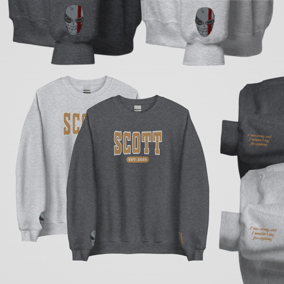 COLLEGIATE EMBROIDERED CREWNECK *DEVIL'S NIGHT FEMALES EDITION