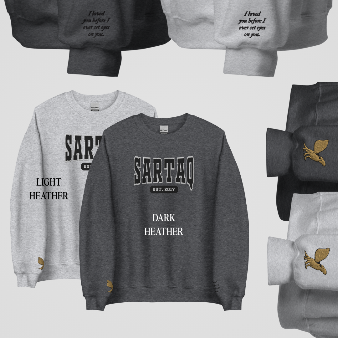 THRONE OF GLASS COLLEGIATE EMBROIDERED CREWNECKS *SARTAQ x NESRYN EDITION