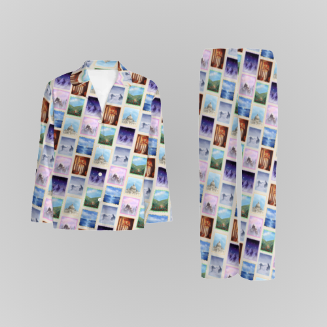 ACOTAR COURT STAMPS PAJAMA PANTS SET