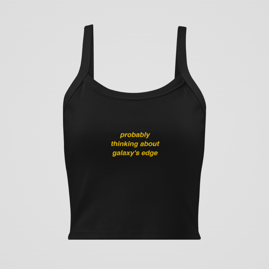 PROBABLY THINKING ABOUT EMBROIDERED BABY TANK