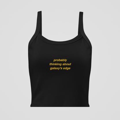 PROBABLY THINKING ABOUT EMBROIDERED BABY TANK