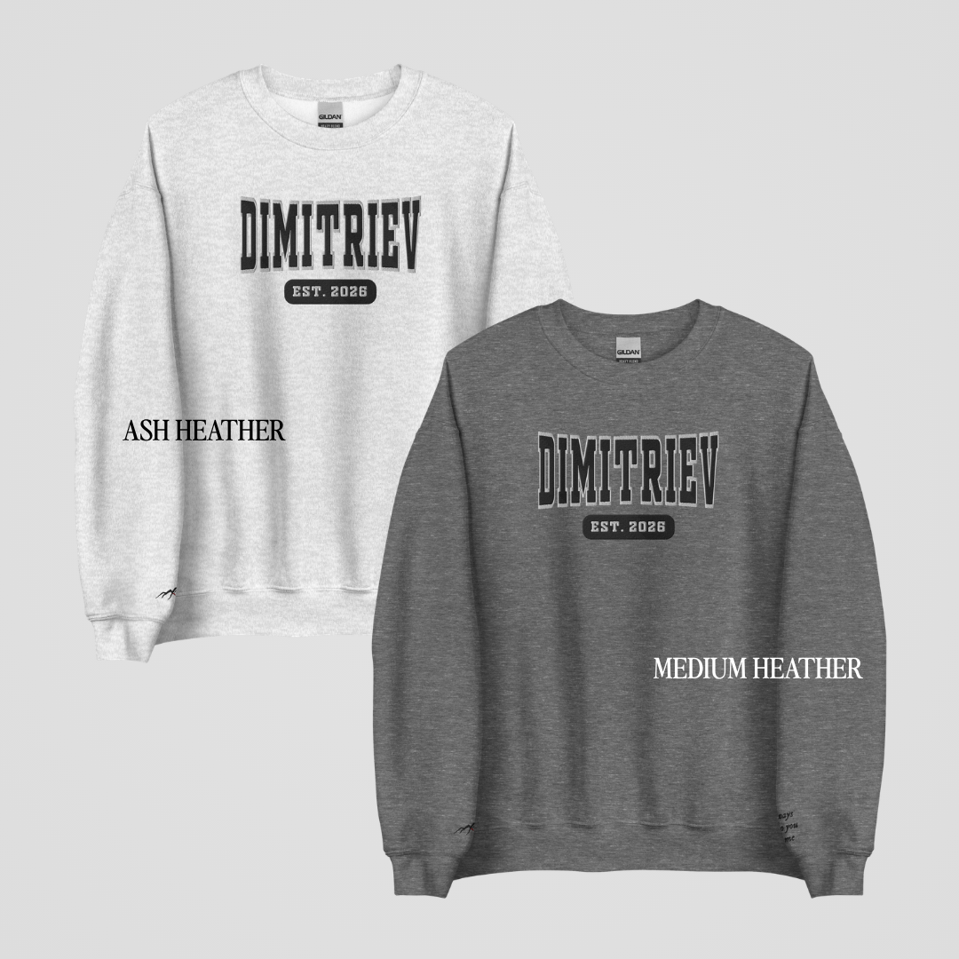 LEGACY OF GODS COLLEGIATE EMBROIDERED CREWNECK *VAUGHN x YULIAN EDITION