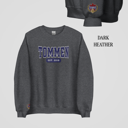 TOMMEN LOCATIONS COLLEGIATE EMBROIDERED CREWNECKS *TOMMEN x BALLYLAGGIN EDITION