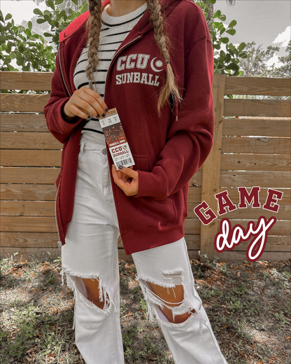 CCU GAME DAY TICKET BOOKMARK