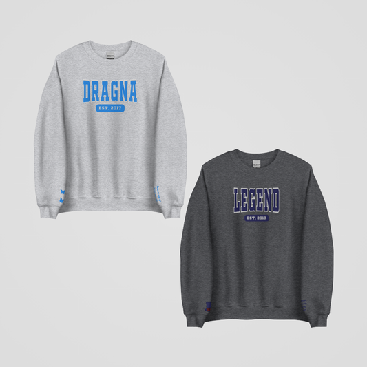CARAVAL COLLEGIATE EMBROIDERED CREWNECKS *DONATELLA x LEGEND EDITION