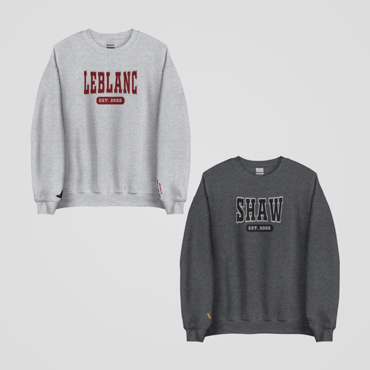 EMPIRE COLLEGIATE EMBROIDERED CREWNECKS *KINGSLEY x ASPEN EDITION