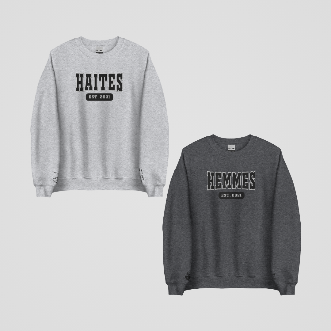 MPU COLLEGIATE EMBROIDERED CREWNECKS *DAISY x CHRISTIAN EDITION