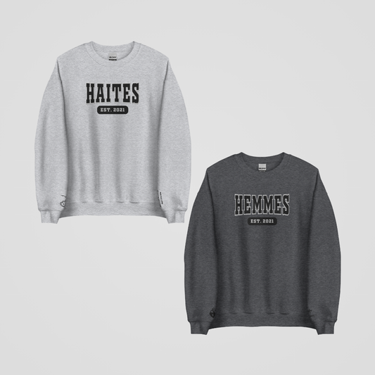 MPU COLLEGIATE EMBROIDERED CREWNECKS *DAISY x CHRISTIAN EDITION