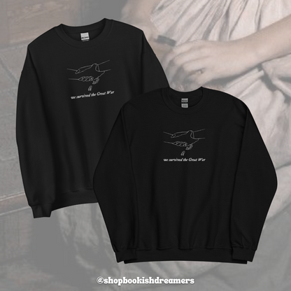 GREAT WAR EMBROIDERED CREWNECK