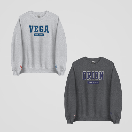 ZODIAC ACADEMY COLLEGIATE EMBROIDERED CREWNECKS *LANCE x DARCY EDITION