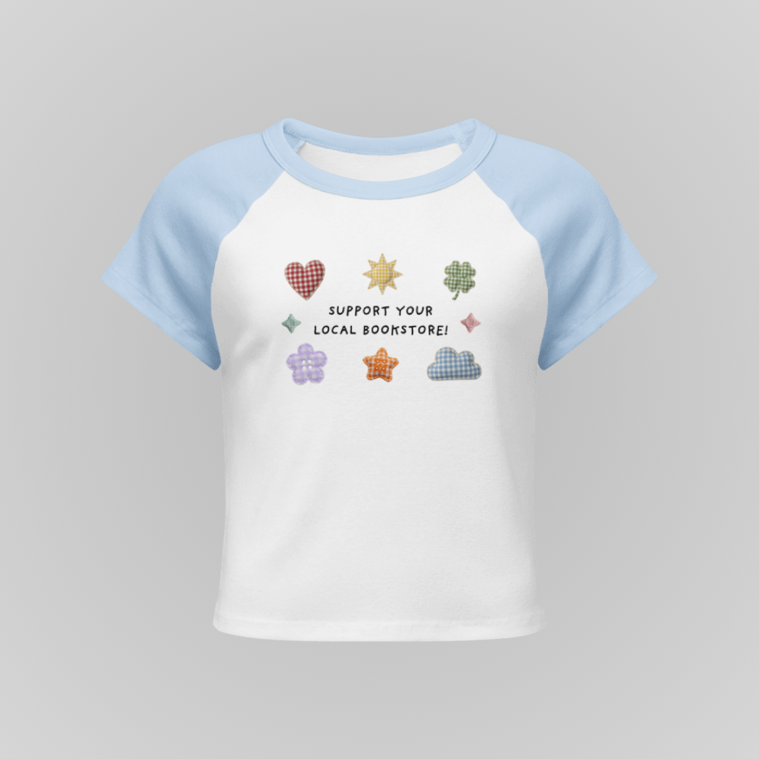SUPPORT YOUR LOCAL❤ RAGLAN BABY TEES