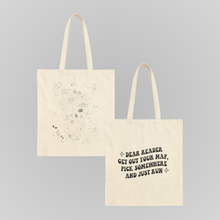 Load image into Gallery viewer, DEAR READER TOTE (BOTH COLOR OPTIONS)
