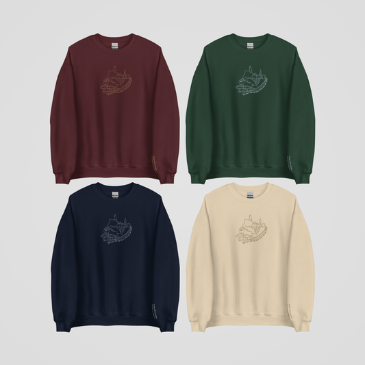 WELCOME YOU HOME EMBROIDERED CREWNECK