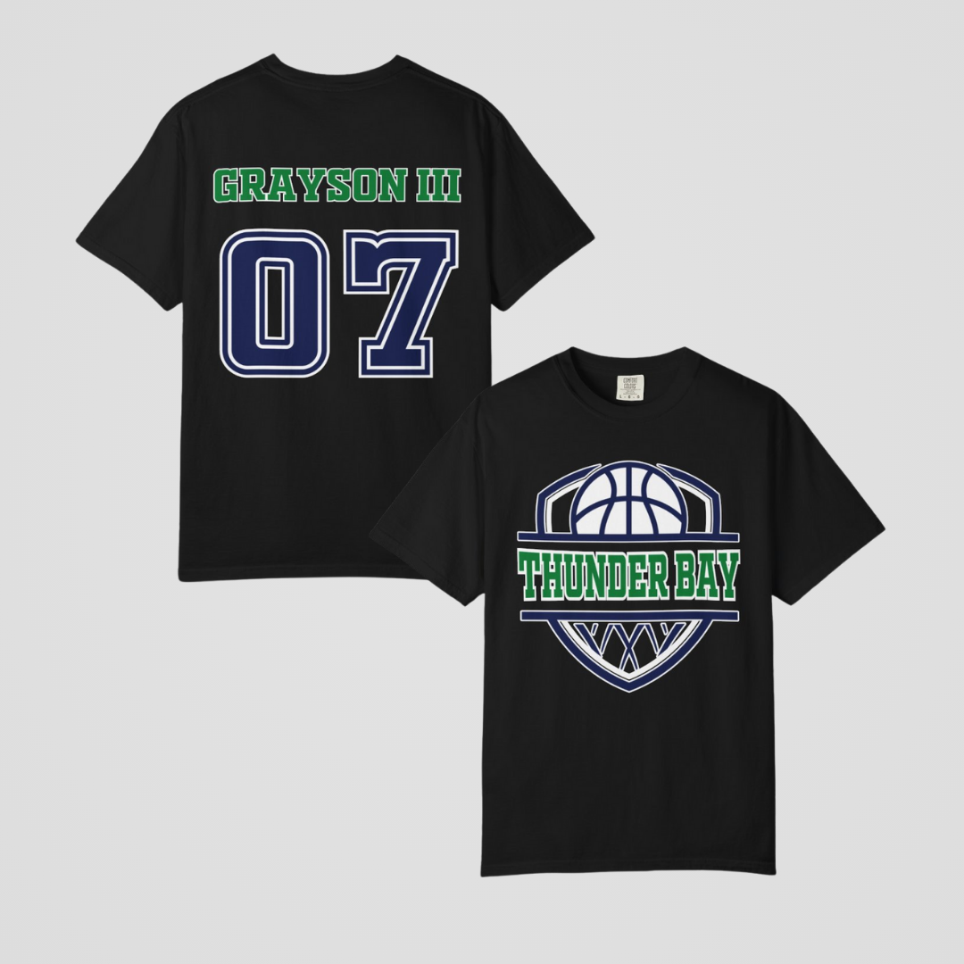 THUNDER BAY BASKETBALL TEE