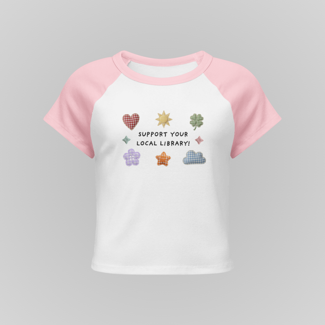 SUPPORT YOUR LOCAL❤ RAGLAN BABY TEES