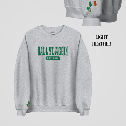 TOMMEN LOCATIONS COLLEGIATE EMBROIDERED CREWNECKS *TOMMEN x BALLYLAGGIN EDITION