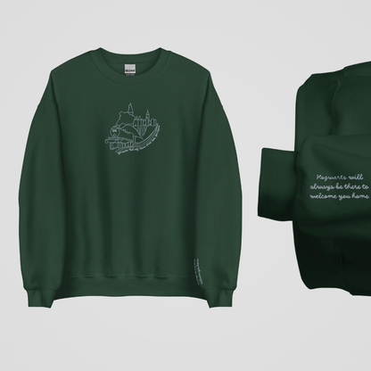 WELCOME YOU HOME EMBROIDERED CREWNECK
