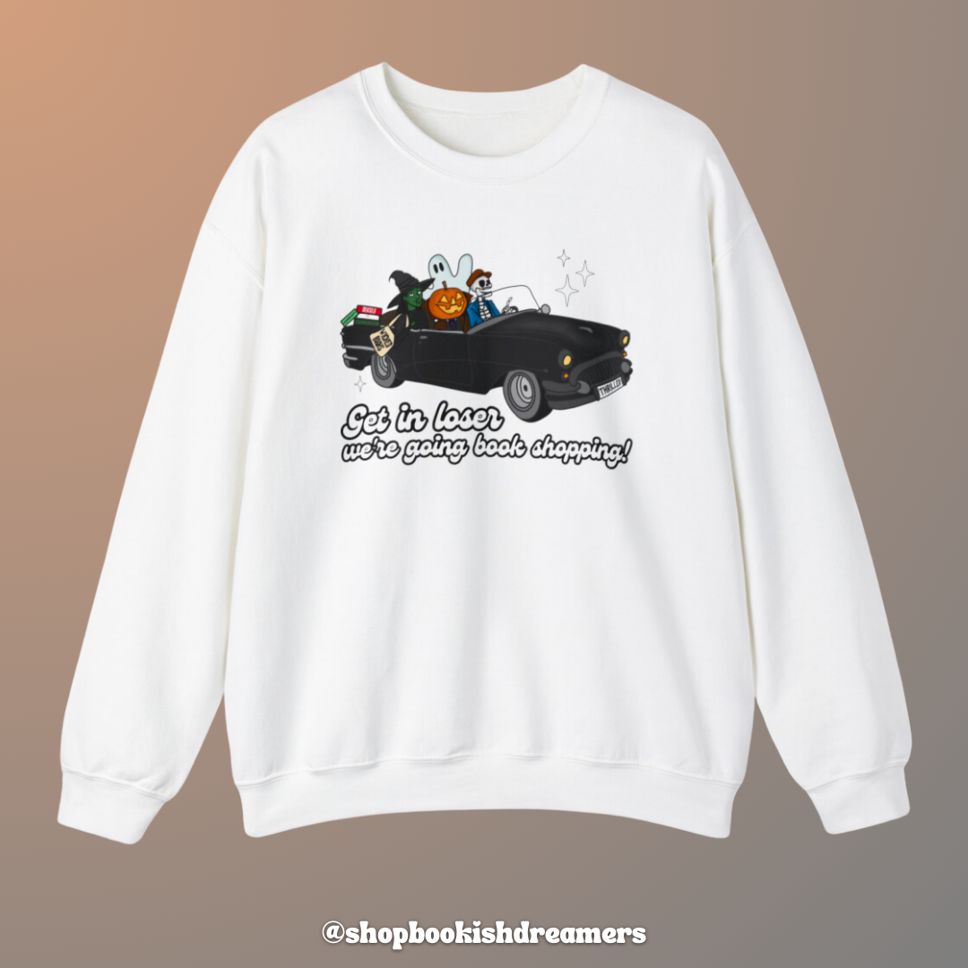 WE'RE GOING BOOK SHOPPING CREWNECK