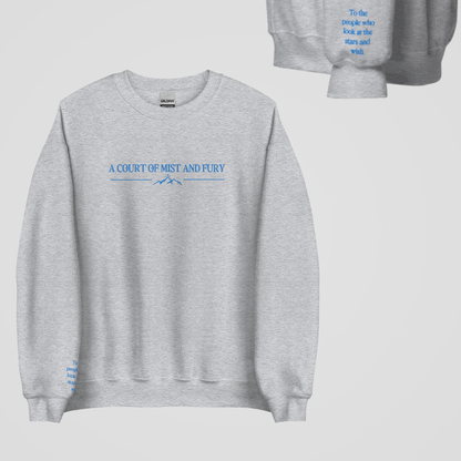 SARAH J MAAS BOOKS EMBROIDERED CREWNECKS