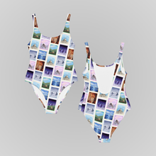 Load image into Gallery viewer, ACOTAR COURT STAMPS ONE PIECE SWIMSUIT

